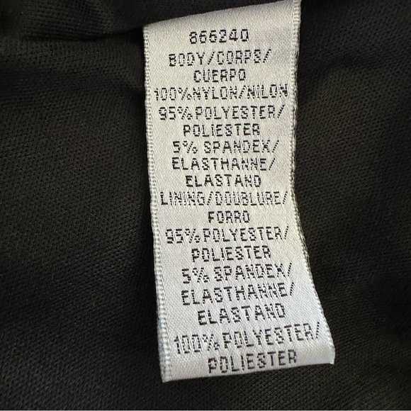 JS Collection Women's V Neck Lace Peplum Gown - Picture 5 of 6